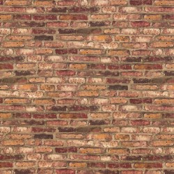 imitation brown brick print miniature 1:12