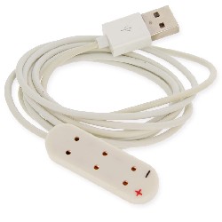 power strip usb-3v - 3 power socket for dollhouses 1:12