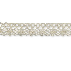 beige lace curtain miniature 1:12