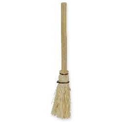 straw broom miniature 1:12, Miniatures