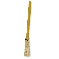 straw broom miniature 1:12, Miniatures