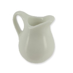 white porcelain pot miniature 1:12