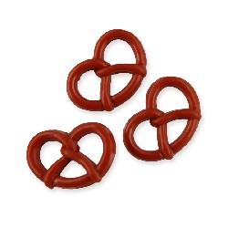 3 bretzels miniature 1:12, Miniatures
