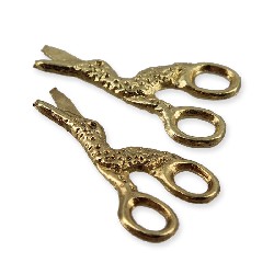 dressmakers shears set of 2pcs miniature 1:12, Miniatures