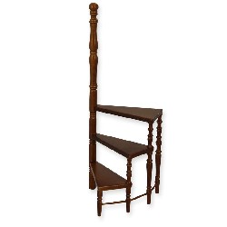 ladder walnut miniature 1:12