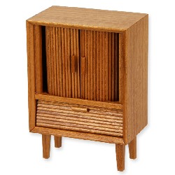 tv furniture teak miniature furniture 1:12