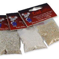 pack of 3 bags of gravel, various beiges miniature 1:12