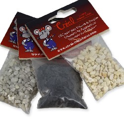 pack of 2 bags of beige and grey gravel, 1 bag of black slate miniature 1:12, Special selection