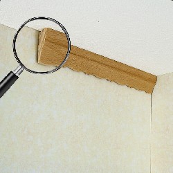 cornice molding 20x10mm lg 60cm miniature 1:12