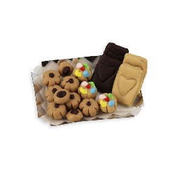 chocolate biscuit tray miniature 1:12, Miniatures