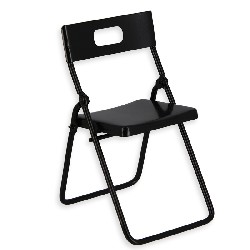 folding hair metal black miniature furniture 1:12