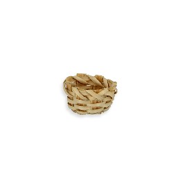 little bread basket 3x1cm miniature 1:12, Miniatures