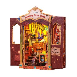 the amazing toys store - bookend for library - book nook