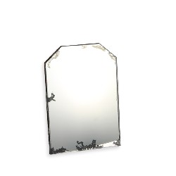 Mirror with traces of glue Miniature 1:12