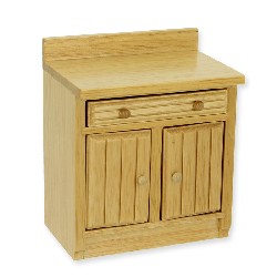 kitchen element, natural oak miniature 1:12, Furniture