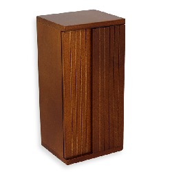 kitchen fridge walnut miniature furniture 1:12