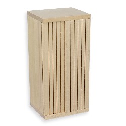 kitchen fridge bare wood miniature furniture 1:12