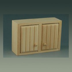 kitchen wall element bare wood miniature 1:12