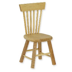 chair oak miniature 1:12