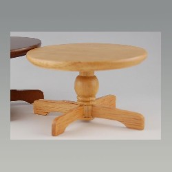 kitchen table natural oak miniature 1:12