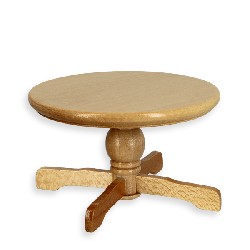 kitchen table natural oak miniature furniture 1:12