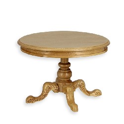 kitchen table natural oak miniature furniture 1:12