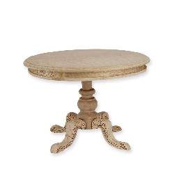 kitchen table barewood miniature 1:12, Furniture