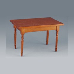 kitchen table cherrywood miniature 1:12, Furniture