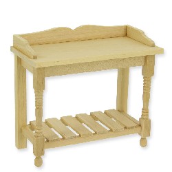preparation table barewood miniature 1:12, Furniture
