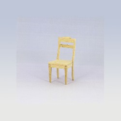 chair natural oak miniature 1:12