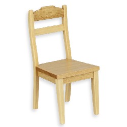 chair natural oak miniature furniture 1:12