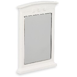 bentwood mirror white miniature furniture 1:12