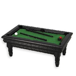billard brown walnut miniature furniture 1:12