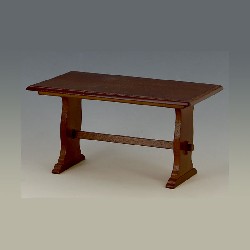 farmers table walnut miniature 1:12, Furniture