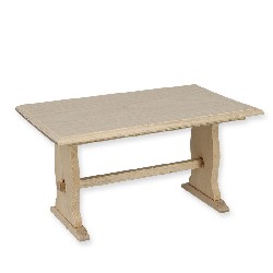 farmers table barewood miniature 1:12, Furniture