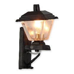 12v wall lamp outside miniature 1:12, Electricity and Lamps 12V